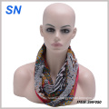 Latest Spring Fashion Chiffon Floral Infinity Scarf